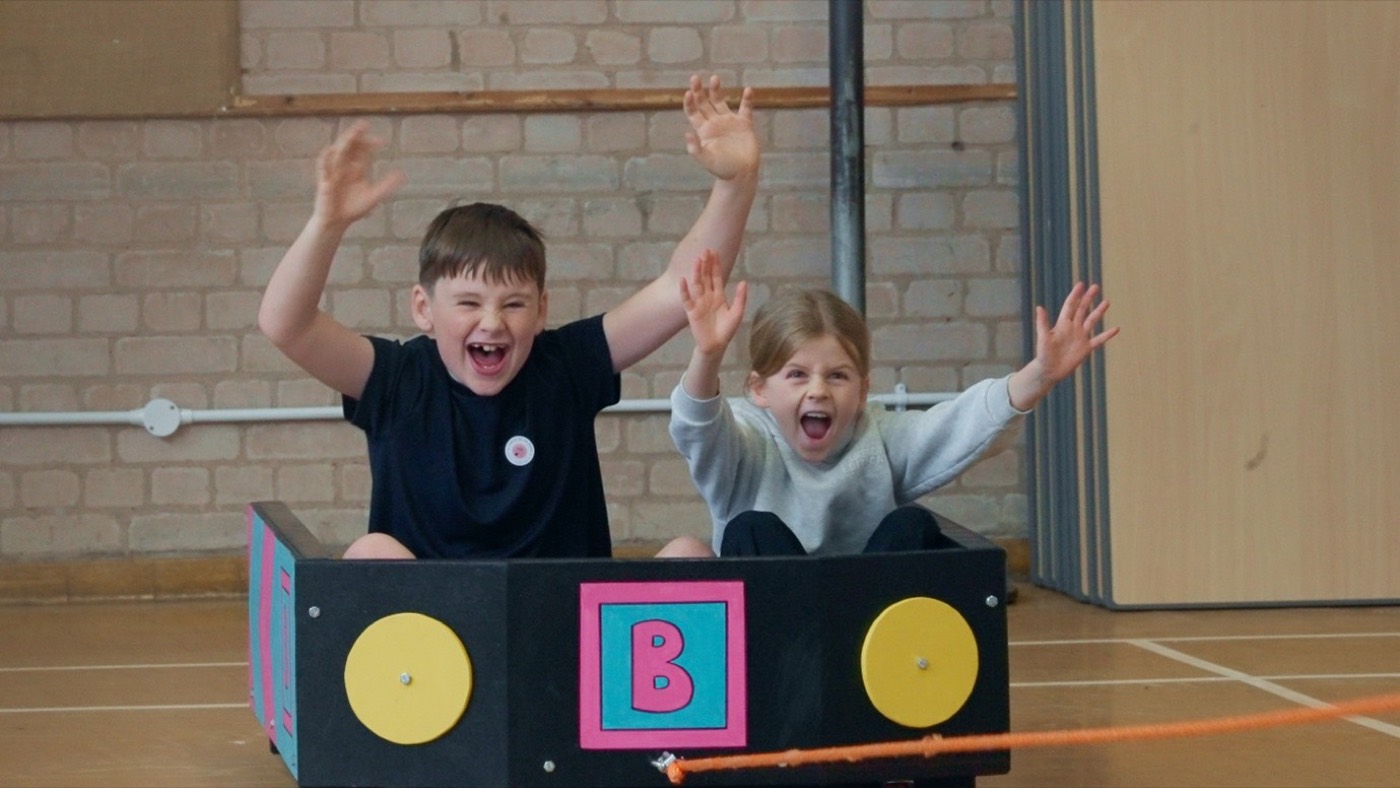 Pupils in a workshop